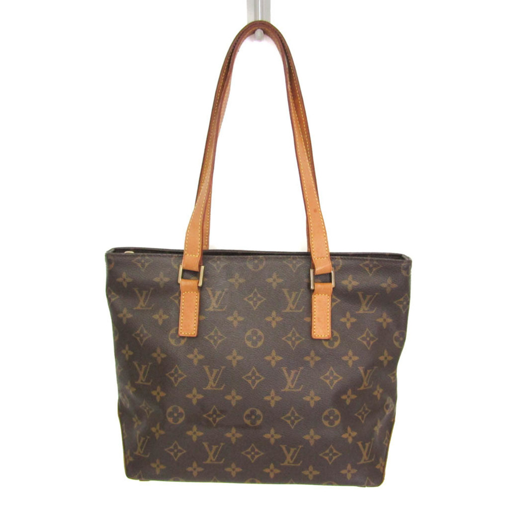 Louis Vuitton Monogram Cabas Piano M51148 Women's Tote Bag Brown